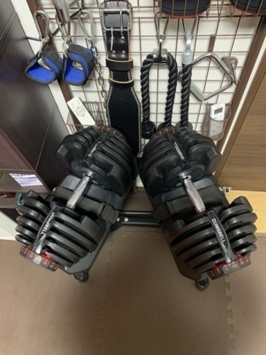 可変式ダンベル40kg×2 +専用スタンド