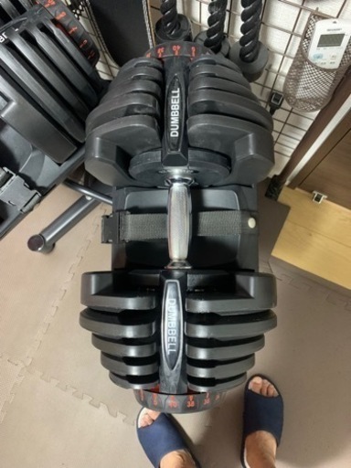 可変式ダンベル40kg×2 +専用スタンド