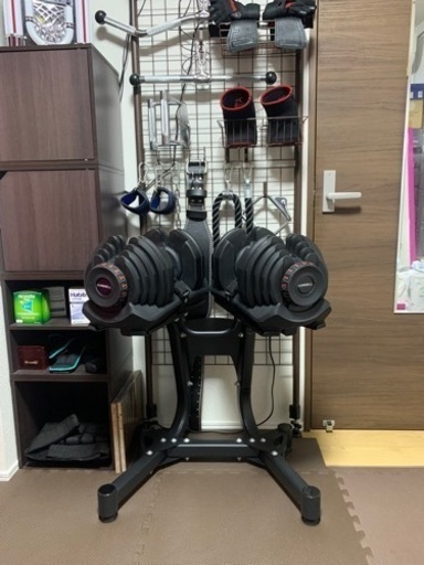 可変式ダンベル40kg×2 +専用スタンド