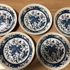 【決定】花柄食器5枚　お譲りします