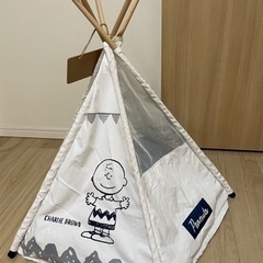 ペットパラダイス　スヌーピーテント　クッション　ネームプレートの画像