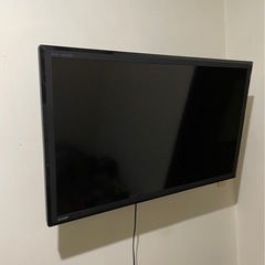 三菱40インチテレビ 壁掛けブラケット付き