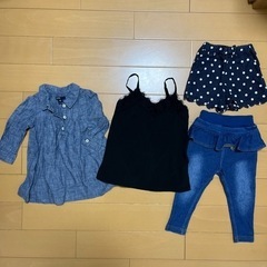 美品・petit mainとbaby GAPの4点セット