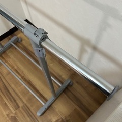 伸縮ハンガーラック×2【8月20日まで】の画像