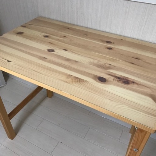 無印良品 パイン材テーブル・折りたたみ式
