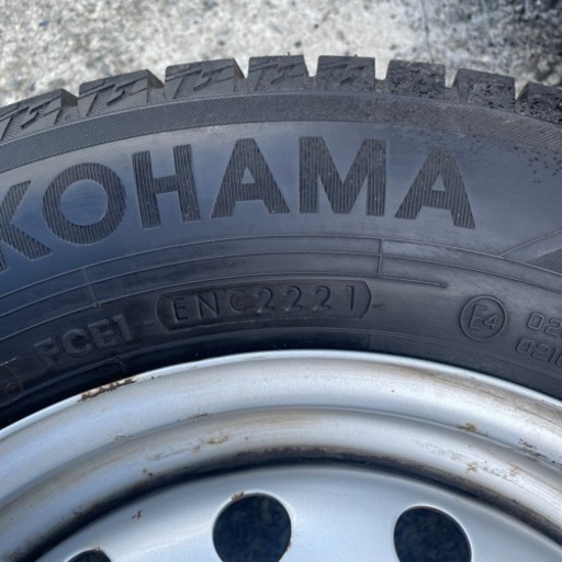 145/80R13バリ山イボ付ヨコハマiG60 