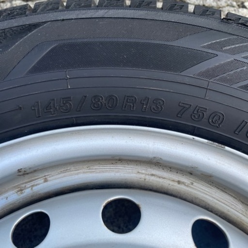 145/80R13バリ山イボ付ヨコハマiG60 