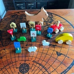 木のおもちゃ一式