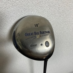 最終値下げ　クラブ5本、ドライバー、ユーティリティ、サンドウェッジ　クラブケース付きの画像