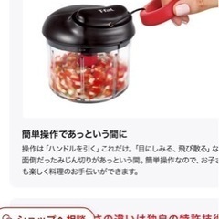 ティファール　ハンディーチョッパーの画像