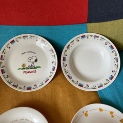 ◆最終値下げ！非売品スヌーピー2枚、ムーミン、プーさんお皿セット◆の画像