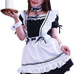 ☆セクシー衣装 コスプレメイド服 XL 定番人気カラーのブラック...