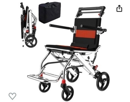 車椅子　簡易車椅子　介護用品【新品未使用】