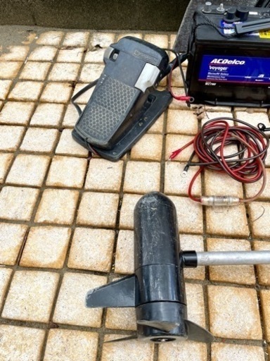エレキ　フットコン  モーターガイド  フルセット　動作確認済み