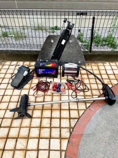 エレキ　フットコン  モーターガイド  フルセット　動作確認済み