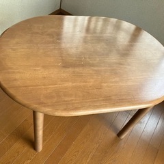 木製　ローテーブルの画像