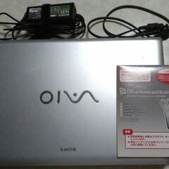ソニーノートパソコン　MSオフィス2010　SONY VAIO　...