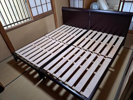 決まりました！】【2セット シングル スノコベッド 引取限定】