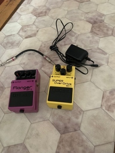 BOSS スーパーオーバードライブ　SD-01 、フランジャー BF-2など