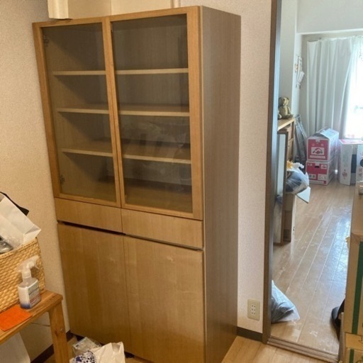 無印　食器棚　水屋　