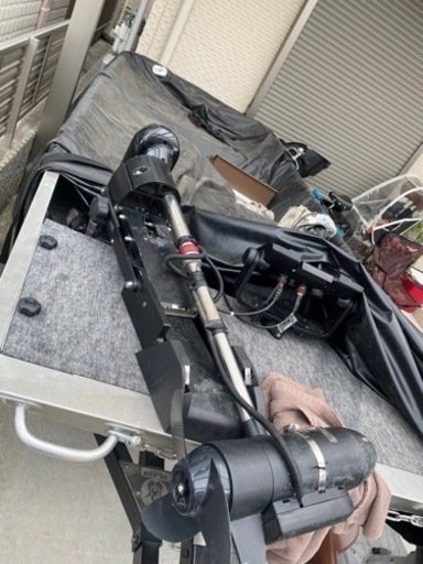 モーターガイド　24v 82ポンド　マウント　シャフトカット　バッテリー　充電器セット