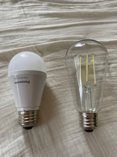 電球　2種類　白色