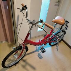 折りたたみ自転車 美品 お尻が痛くなりにくいスプリング付き