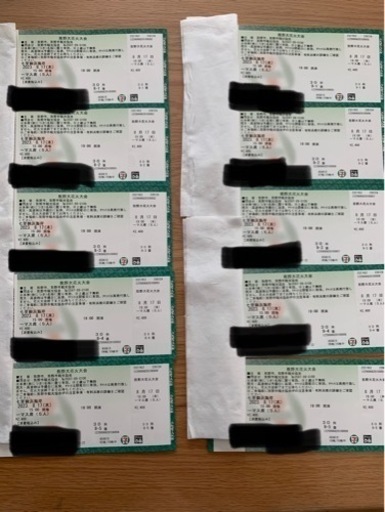 熊野花火大会　1マス席×2