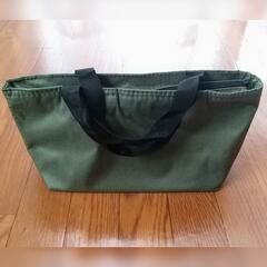 美品☆お弁当箱サイズの保温・保冷バッグ(モスグリーン)
