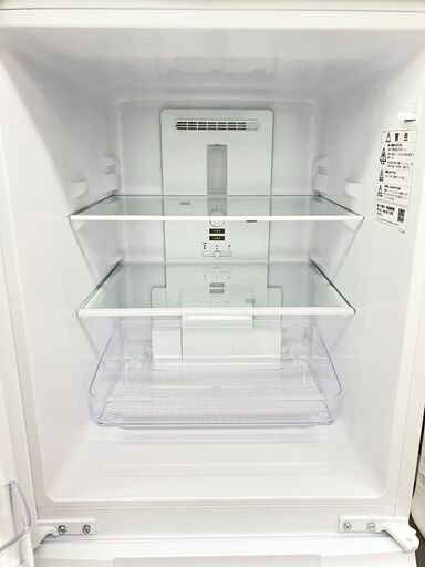 シャープ SHARP 2ドア どっちもドア 冷蔵庫 152L SJ-D15G-W 2021年製　C【nz1386】