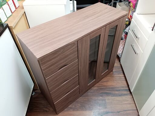 NITORI　マルチチェスト　ニトリ　ライトブラウン　タンス　シューズボックス　サイズ（約）幅９０×奥３５×高８０　　■近隣配送無料 買取GO‼　栄和店
