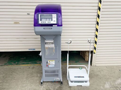 計量選別機 タイガーカワシマ パックメイト CRV-20A 網目1.85 単相 100V インバーター 取説有 通電確認済