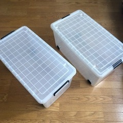 大型衣装ケース2個セット