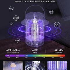 電撃殺虫器 蚊取り器 捕虫器 usb充電式 無害 光源誘引式+生物の体温を模倣 薬剤不用 臭いや煙なし 殺虫器 吊り下げ式＆据え置き式両用 室内室外兼用 ガーデン 寝室/居間/オフィス/飲食店/キャンプ/登山/夜釣りなどに適用 (ピンク)　卸し　問屋　倒産品　転売OK　ネット商材　アマゾン　商品　景品　コンペの画像