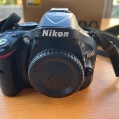 Nikon デジタル一眼レフカメラ D5200 ボディー ブラック D5200BKの画像