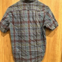 緑　チェックシャツ　COMME CA COMMUNEの画像
