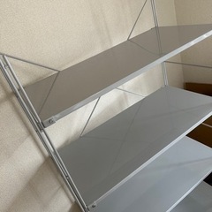 MUJI 無印良品　ステンレスユニットシェルフ・ステンレス棚セットの画像