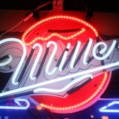 《売約済》Miller "MILLER SPECIAL" Neon Light ネオン看板　ビール　照明 レトロ　ビンテージ　ネオン　看板　検　バドワイザー　アメリカ　アメリカン　雑貨　バー　店舗　居酒屋　クラブの画像