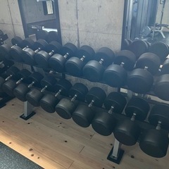 EVOLGEAR ラバーダンベルセット 50kg〜27.5kg
