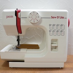 【受け渡し者が決まりました】JANOME コンパクト電動ミシン J525の画像