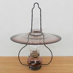 北一硝子 オイルランプ ガラスシェード ランプ オイルランタン 北一