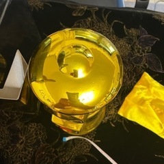ポスト貯金箱　ゴールドの画像