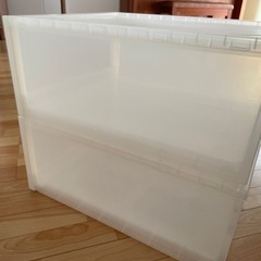 無印良品　衣装ケース　2個セットの画像