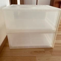 無印良品　衣装ケース　2個セットの画像
