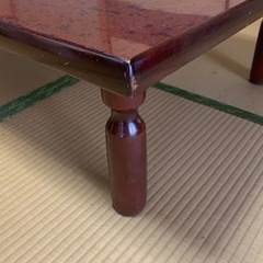 取りに来てくれる方に　和テーブル　脚はネジ式で着脱可の画像