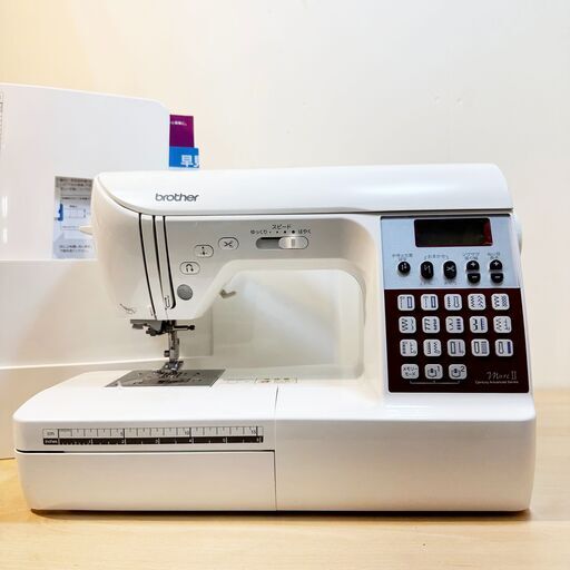 23T373_ジ4 美品 Brother コンピューターミシン Mure II (ミュール II) CPS72 自動糸通し 自動糸切 ケース付