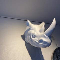 ハンティングトロフィー 壁掛け サイの画像