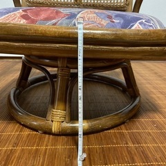 藤　椅子　【取引中】の画像