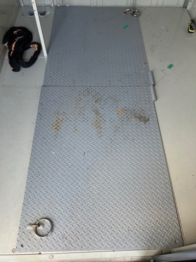 バイク盗難防止鉄板