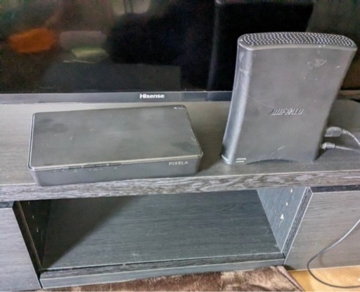 ハイセンス43インチ 4K対応テレビ、テレビ台